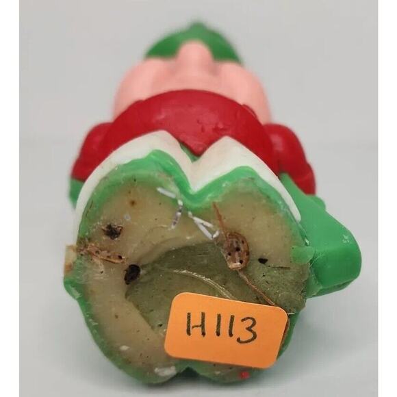 Vintage Holly Brights Toy Soldier Christmas Holiday Candle 5.5" SKU H113 - Picture 7 of 7